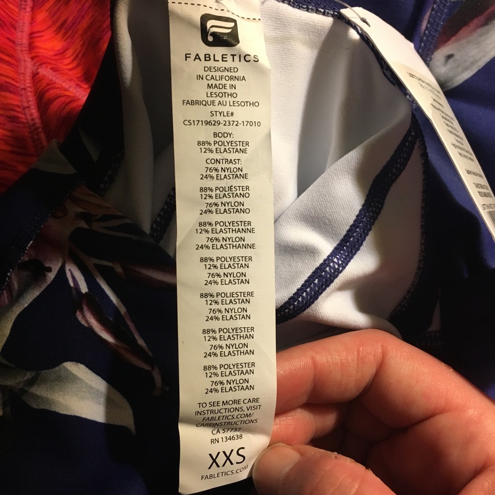 Fabletics (0-2) Lisette High-Waisted 7/8 capri - Picture 5 of 5